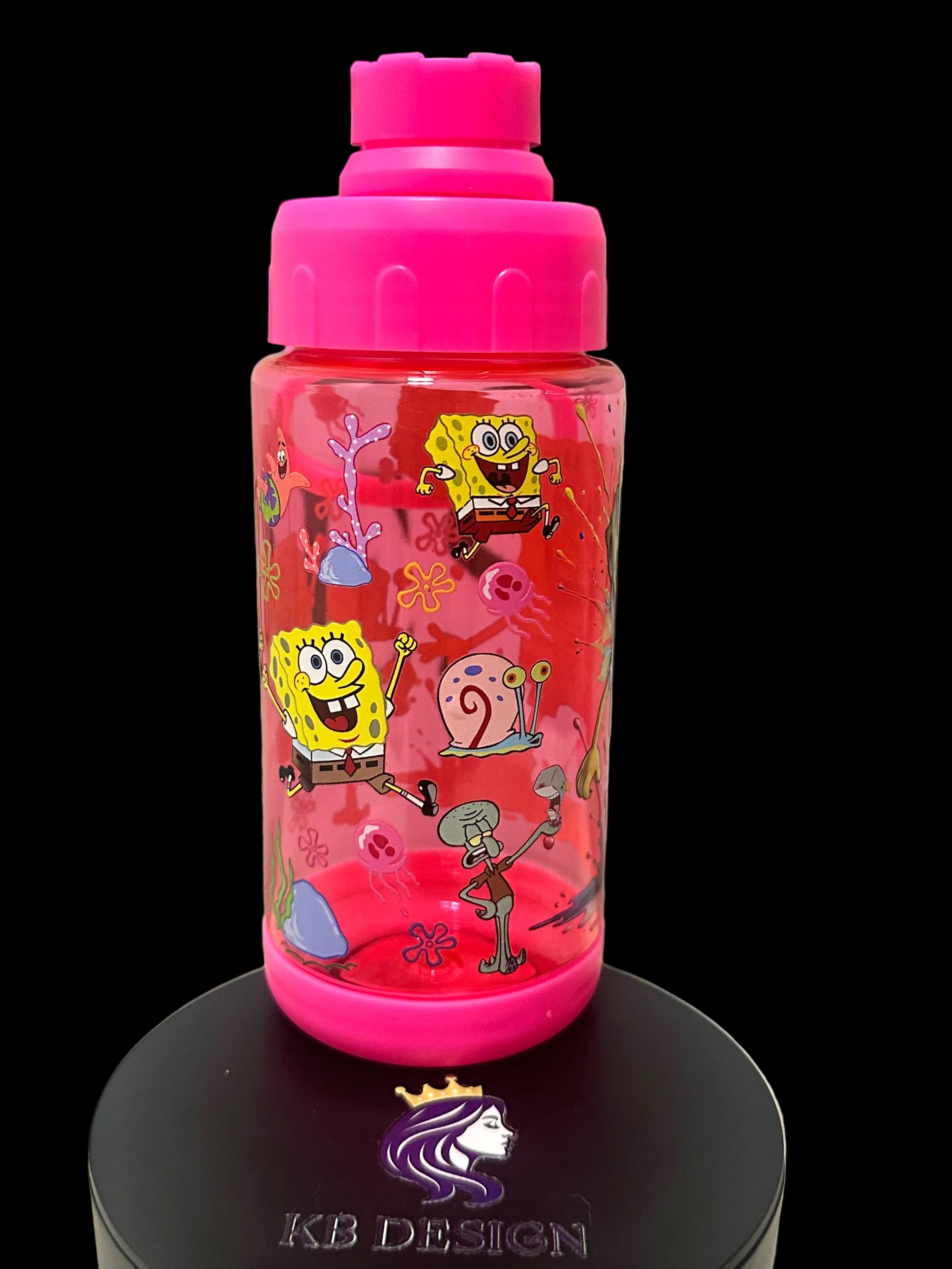 Sponge Bob 18.8 Oz Plastic Water Bottle