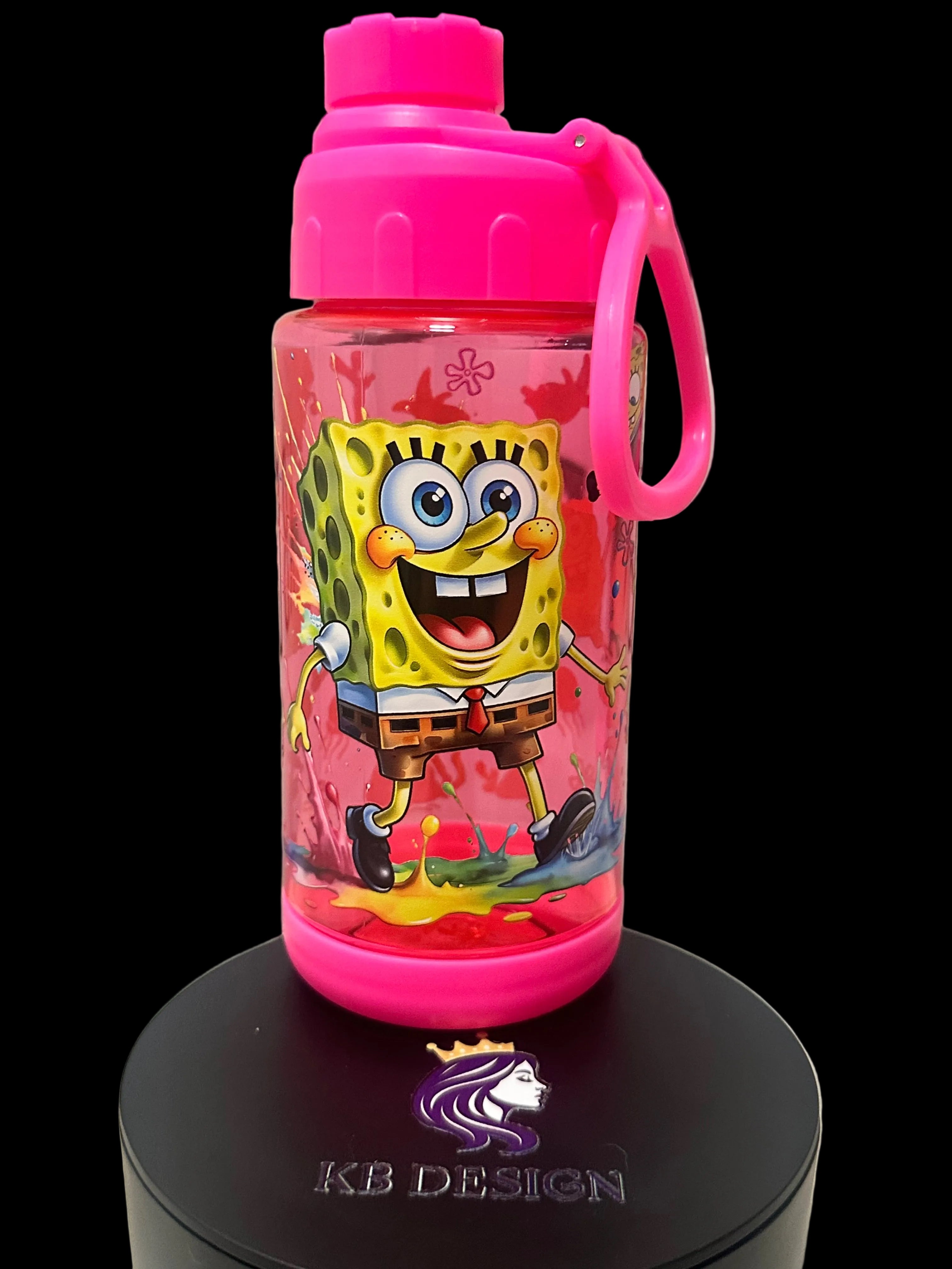 Sponge Bob 18.8 Oz Plastic Water Bottle